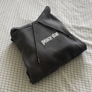 peace star hoodie (polyester)